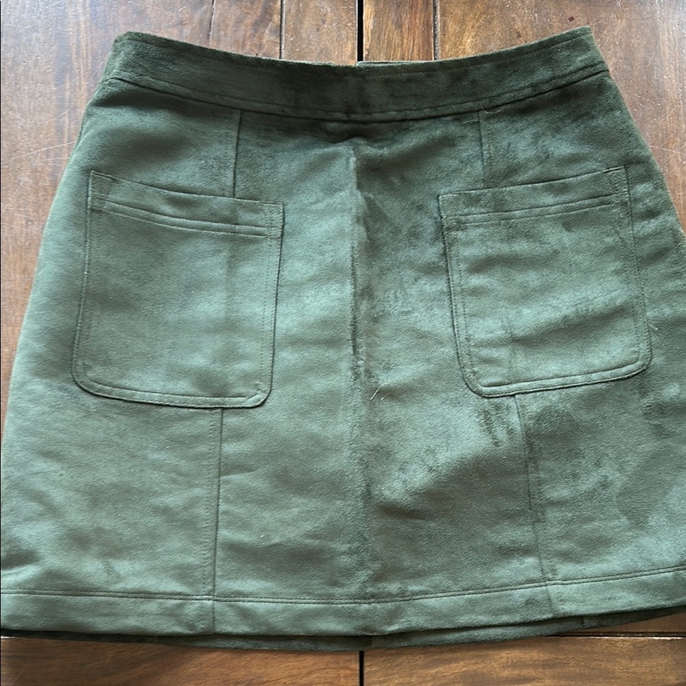 Olive Green Women's Skirt